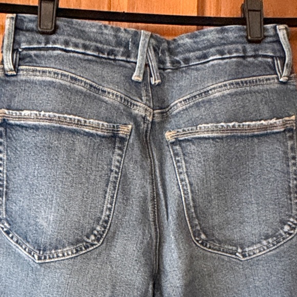 Good American Palazzo Crop Blue Wide Leg Denim - Picture 5 of 10